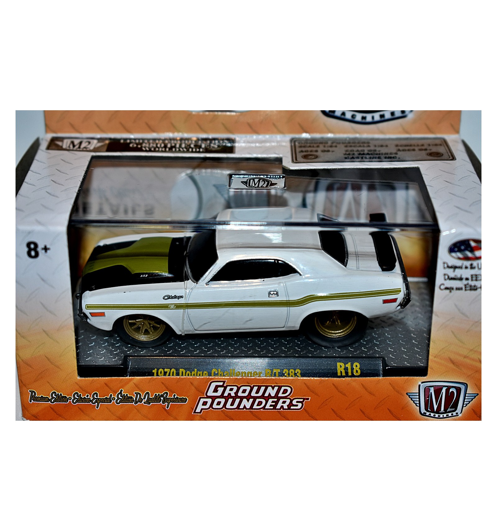M2 CHASE GROUND POUNDERS SERIES 9 1970 DODGE CHALLENGER RT 