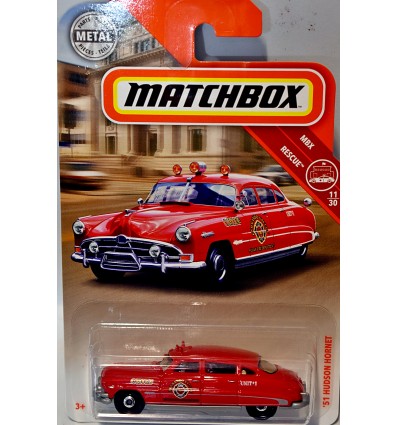 Matchbox - Hudson Hornet Fire Chief Car