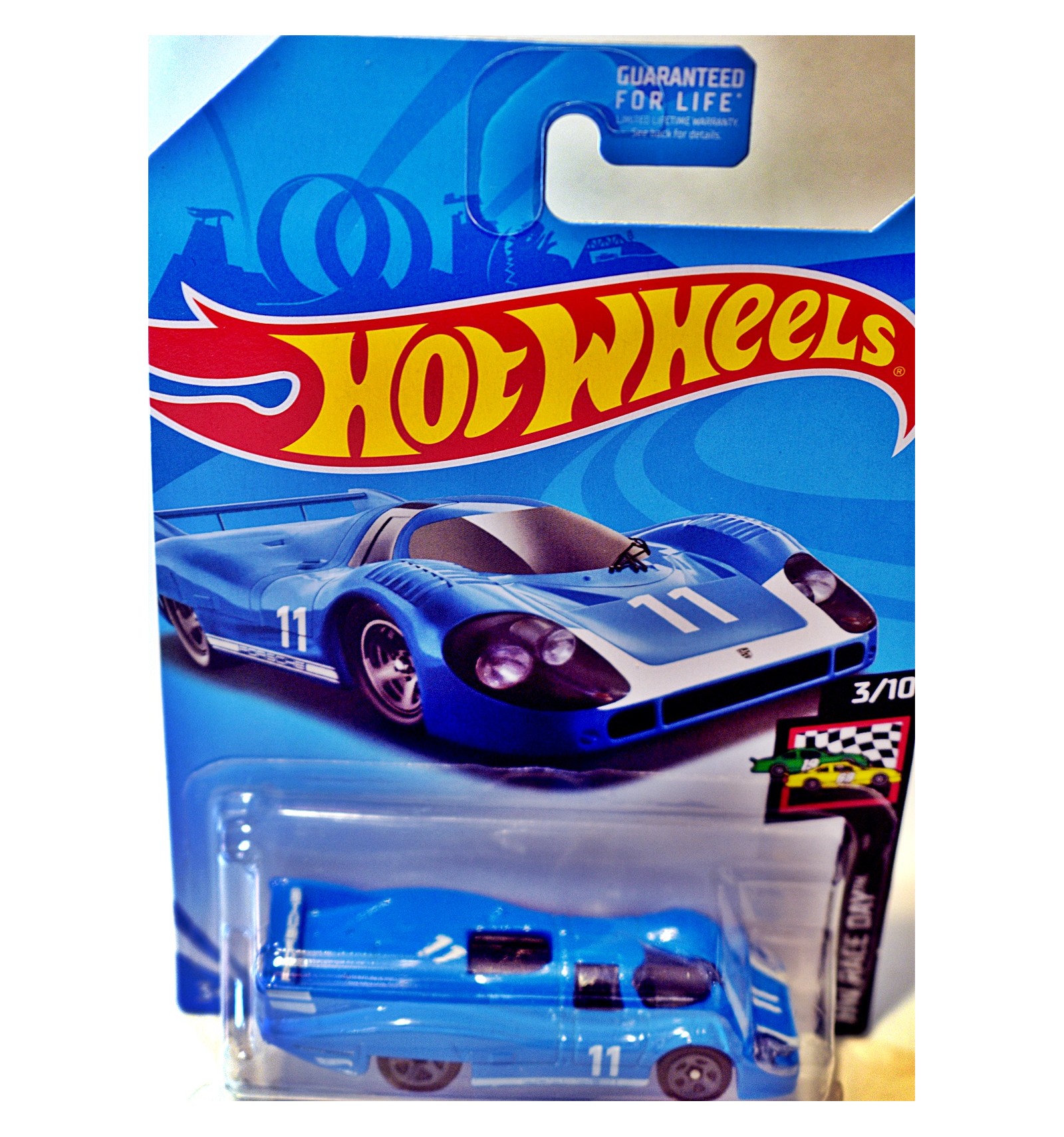 Hot Wheels MIP Passenger Diecast SportsCar PORSCHE 917 LH 1:64 Blue 