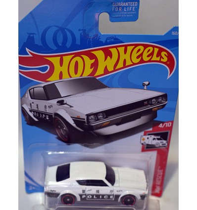 Hot Wheels Nissan Skyline 2000 GT-R Japan Police Car - Global Diecast ...