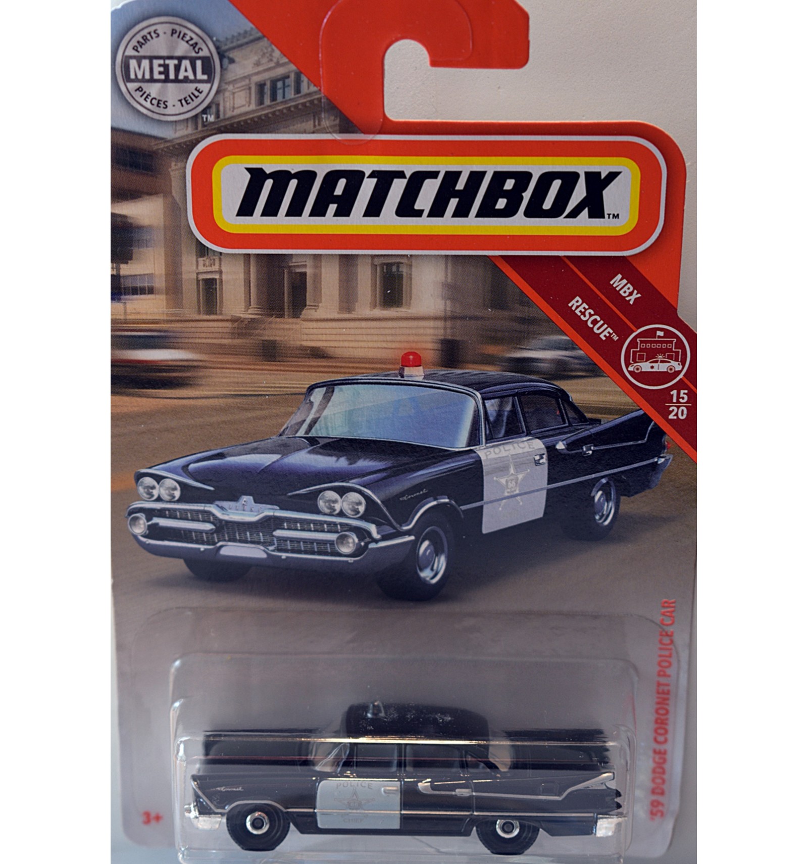 Matchbox '59 Dodge Coronet Police Car 