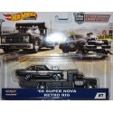 Hot Wheels Car Culture - Team Transport - 1966 Chevy "Super Nova" Gasser and Dodge Flatbed Race Hauler
