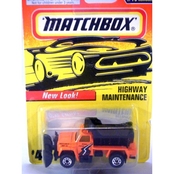 Matchbox GMC Highway Snow Plow - Global Diecast Direct