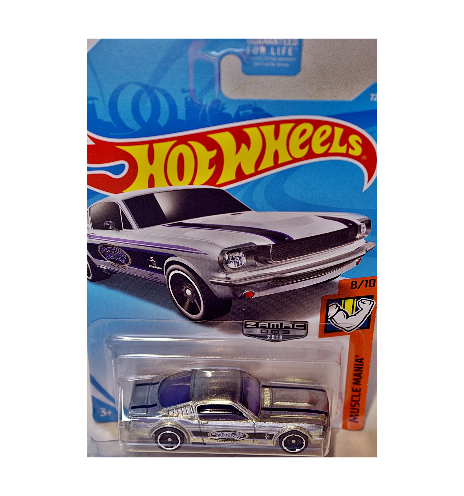 Hot Wheels 2019 '65 Mustang 2+2 Fastback New Collectable Toy Model Car. 