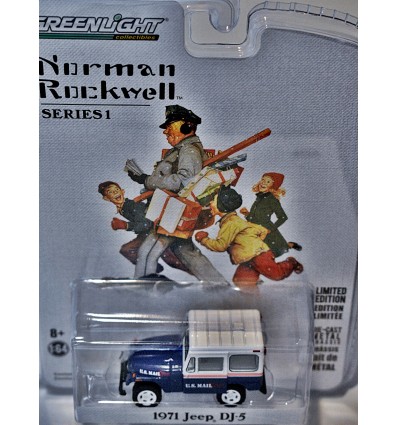 Greenlight - Norman Rockwell - 1971 US Mail Jeep DJ-5