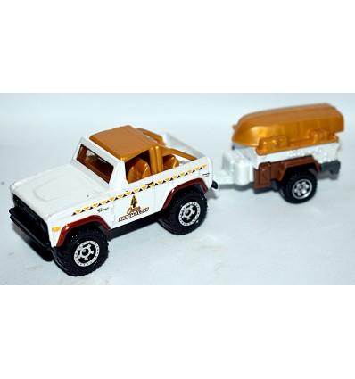 Matchbox Ford Bronco 4x4 & Camping Trailer set