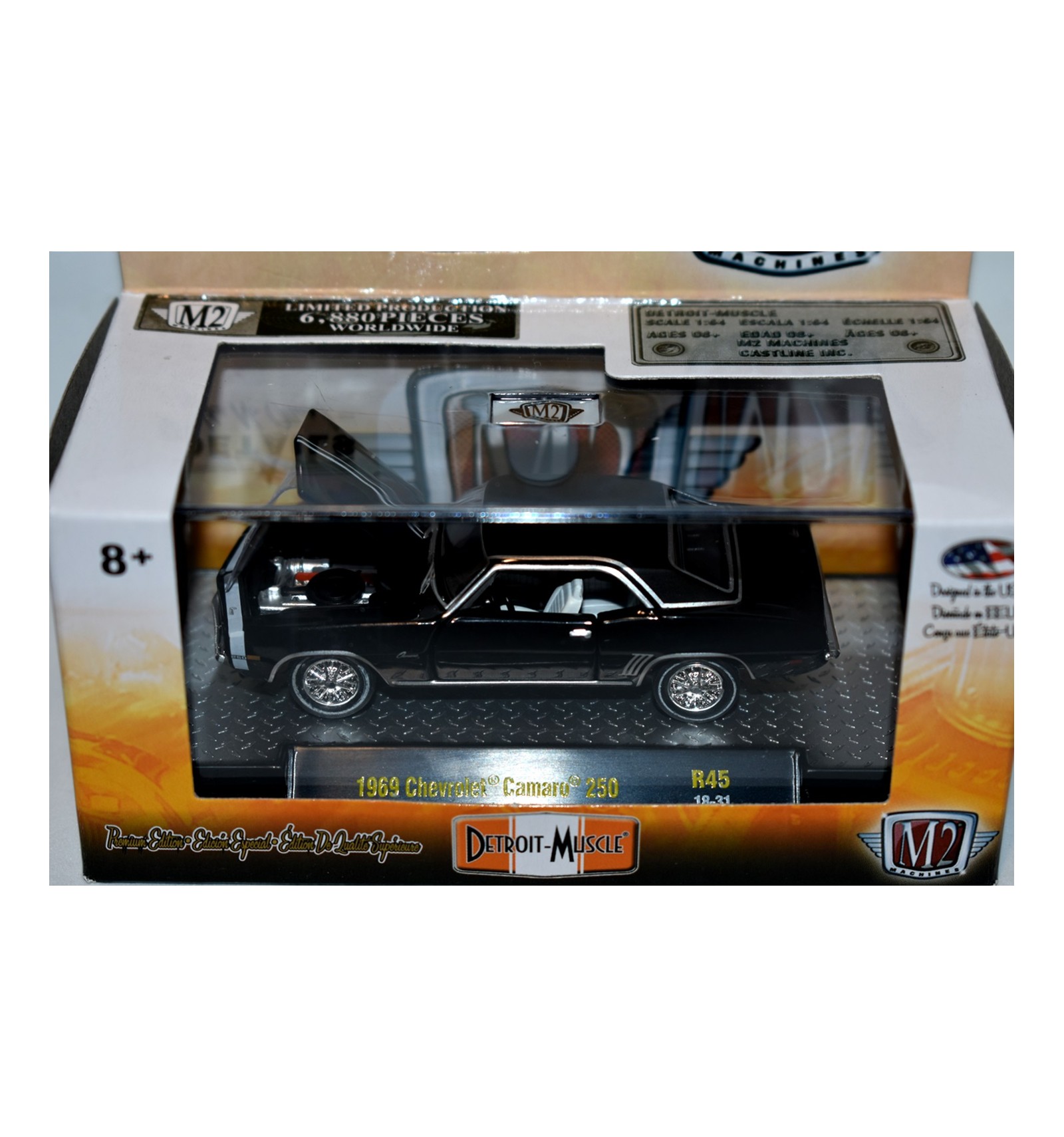 M2 Machines Detroit Muscle - 1969 Chevrolet Camaro 250 - Global Diecast  Direct