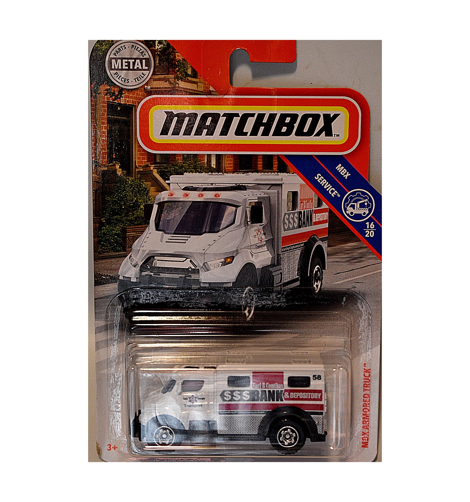 Matchbox 2019 MBX SERVICE MBX Armored Truck 85/100 