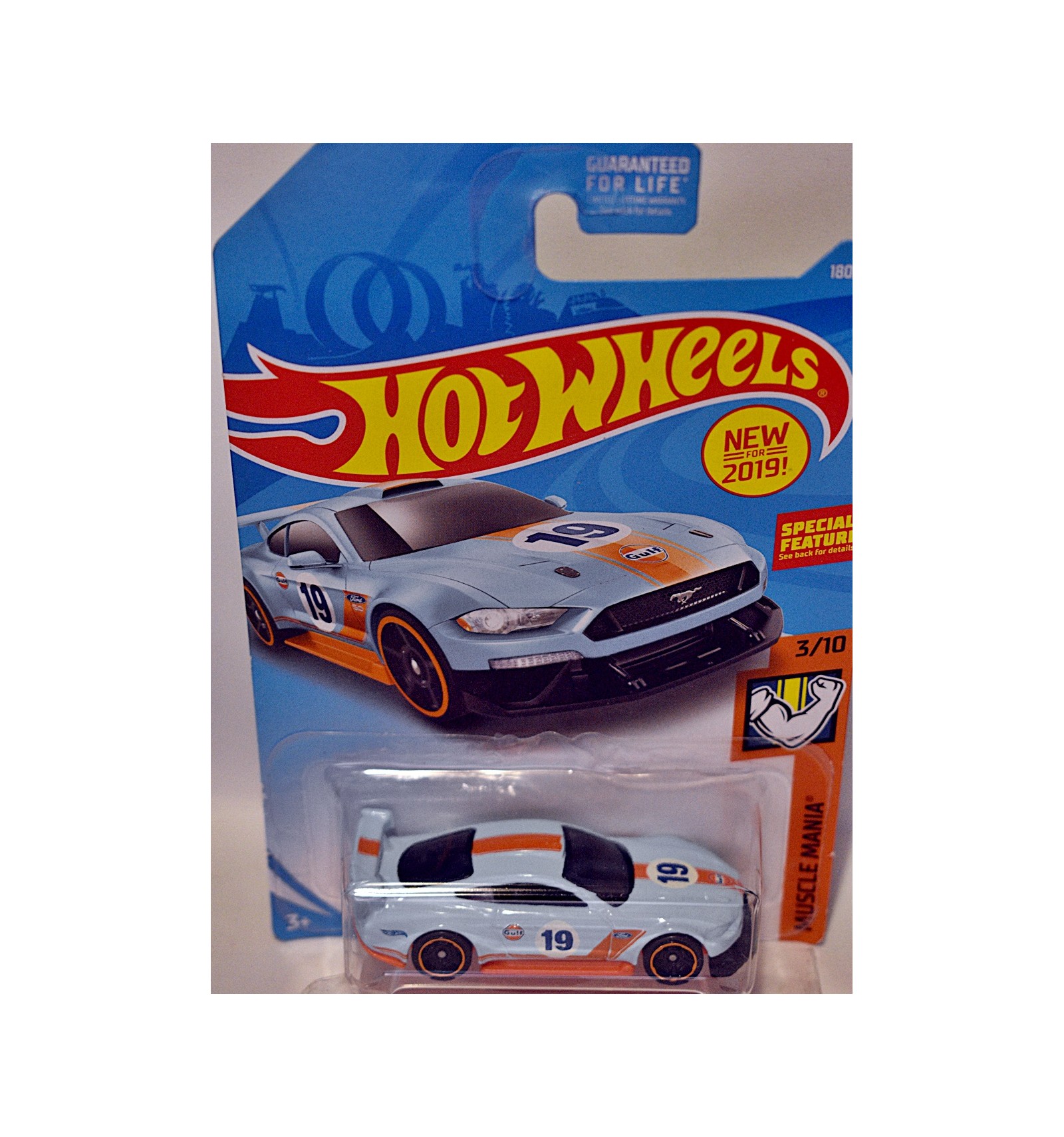 Hot Wheels - Gulf Racing Ford Mustang Road Racer - Global Diecast Direct