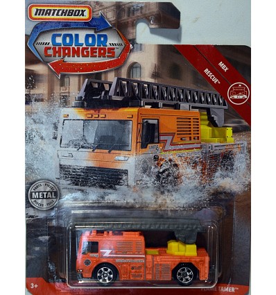 Matchbox - Color Changers - Dennis Ladder Fire Truck