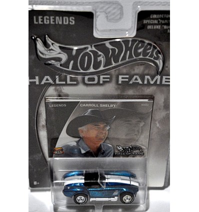 Hot Wheels Limited Edition Hall of Fame Series - Legends - Carol Shelby - 1965 Cobra 427 SC