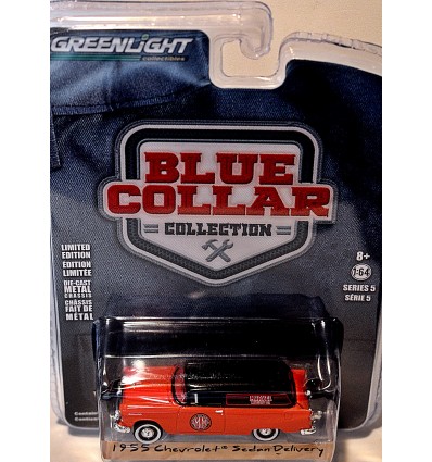 Greenlight - Blue Collar - Marvel Mystery Oil - 1955 Chevrolet Sedan Delivery