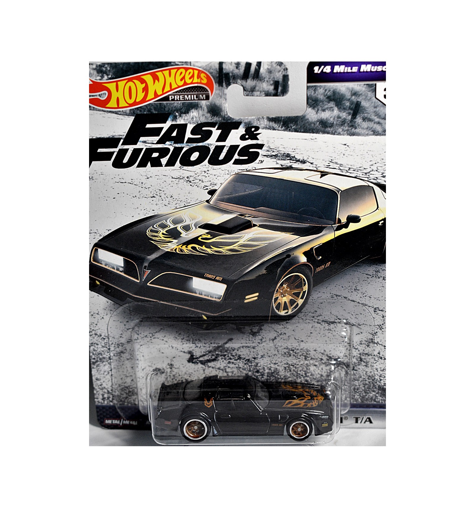 Hot Wheels 77 Pontiac Firebird T/A Trans Am Fast & Furious 1/4 Mile Muscle 3/5 1:64 GBW88 GBW75