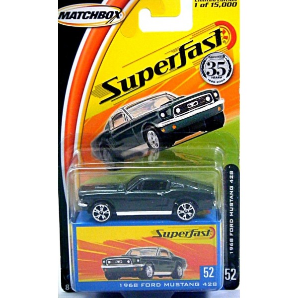 Matchbox 35th Anniversary Superfast 1968 Ford Mustang CobraJet - Global ...