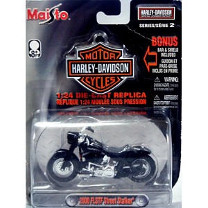 Maisto Harley Davidson (1:24 Scale) 2000 FLSTF Street Stalker