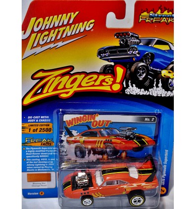 Johnny Lightning Street Freaks Zingers 1970 Plymouth Superbird