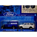 Matchbosx - Avon Promo Set - Then and Now Series - Ford 100th Anniversary Ford Trucks Set