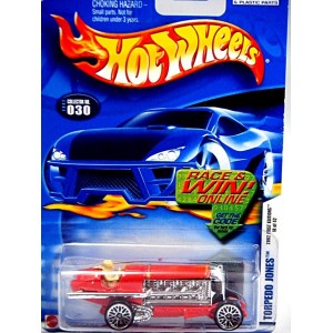 Hot Wheels 2002 First Editions - Torpedo Jones - Vintage Land Speed Beach Racer