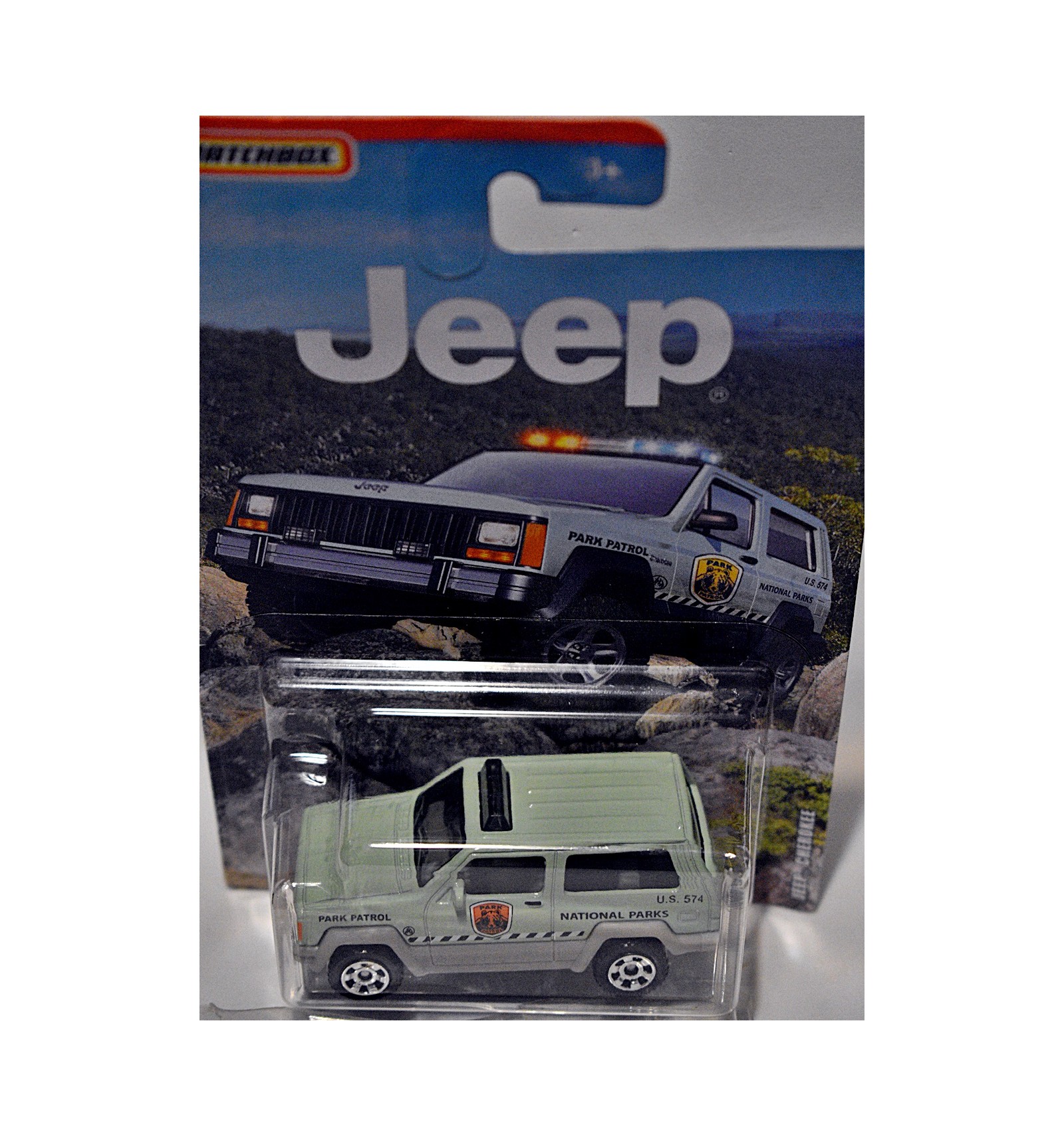 2019 issue LOOSE / MINT National Parks MATCHBOX Jeep series: Jeep Cherokee