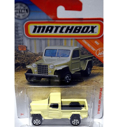 Matchbox - 1953 Jeep Willys Pickup Truck 