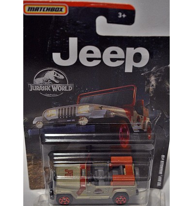 Matchbox - Jeep Collection - Jurassic World 1993 Jeep Wrangler