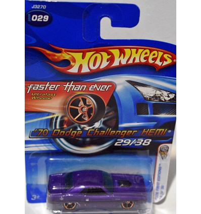 Hot Wheels First Editions - 1970 Dodge Hemi Challenger with FTE Wheels