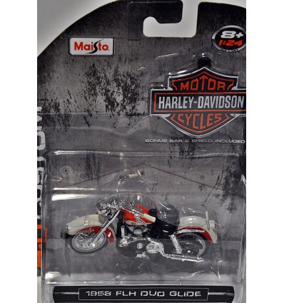 Maisto Harley Davidson (1:24 Scale) 1958 FLH Duo Glide