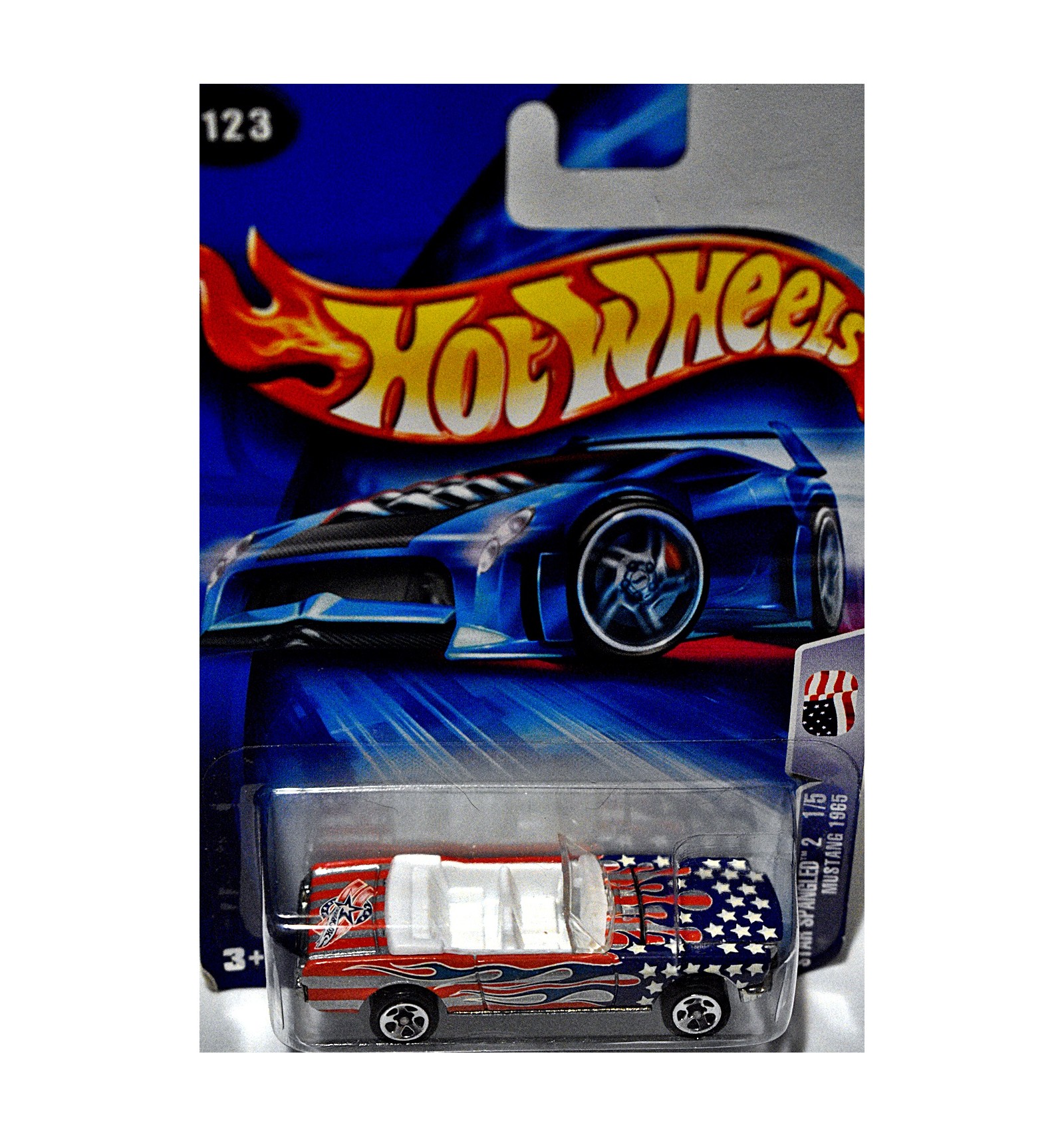 Hot Wheels - 1965 Ford Mustang Convertible Stars & Stripes - Global