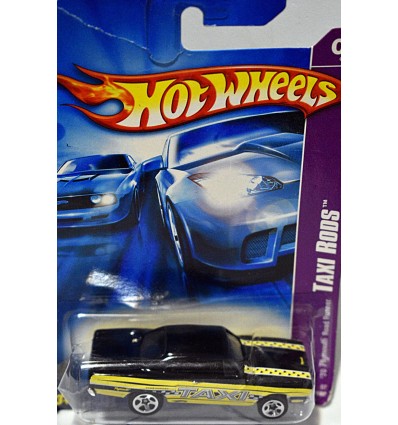 Hot Wheels - Taxi Rods - 1970 Plymouth Road Runner Taxi Cab
