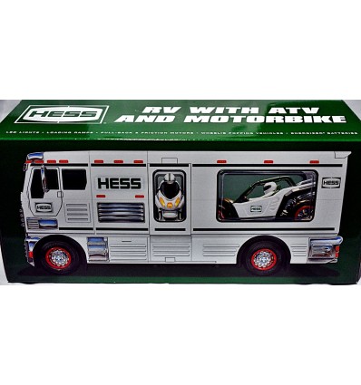 Hess 2018 RV with ATV and Sport Bike Motorcycle