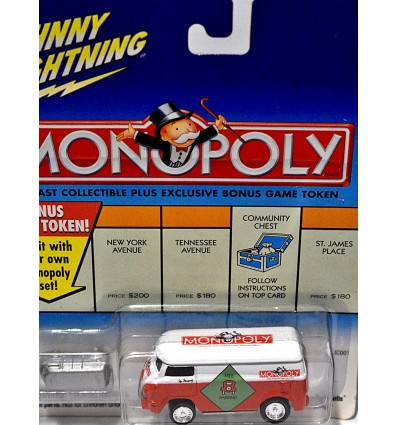 Johnny Lightning Monopoly Free Parking VW Van