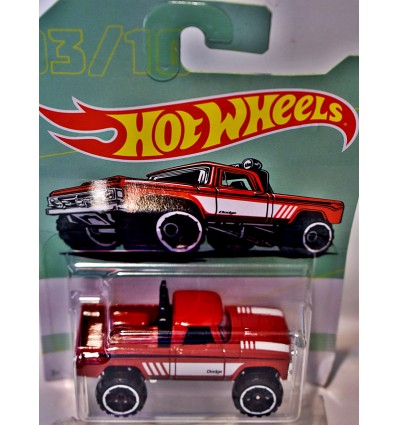 Hot Wheels American Pickup Trucks - 1970 Dodge Power Wagon Pickup Truck