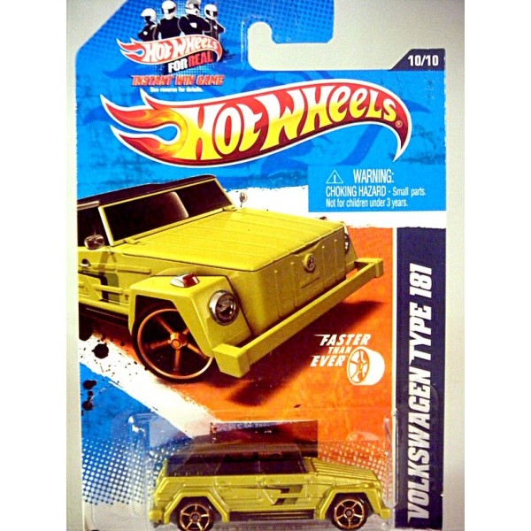 HOT WHEELS 2011 FASTER THAN EVER VOLKSWAGEN TYPE 181 #10/10