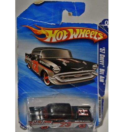 Hot Wheels 1957 Chevrolet Bel Air Edelbrock Race Car - Global Diecast ...