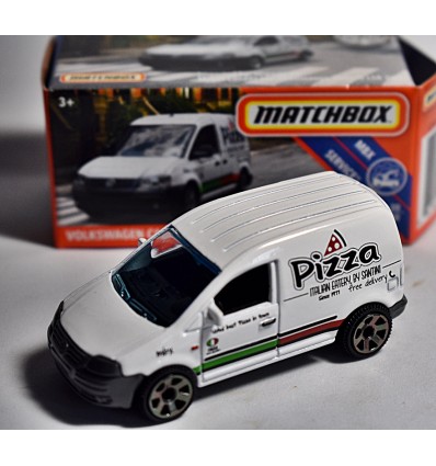 Matchbox Power Grabs - Volkswagen Caddy Pizza Delivery Van