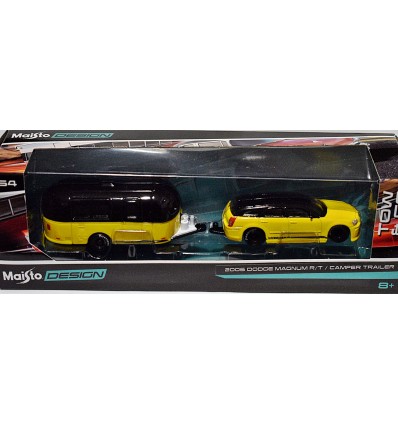 Maisto - Tow & Go - Dodge Magnum and RV Camper Trailer