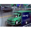 Hot Wheels Car Culture - Team Transport - Mercedes Benz 180E and Fleet Flyer Transporter