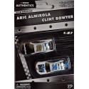 NASCAR Authentics - HO Scale - Aric Almirola and Clint Bowyer Smithfield and Blue Def Ford Mustangs