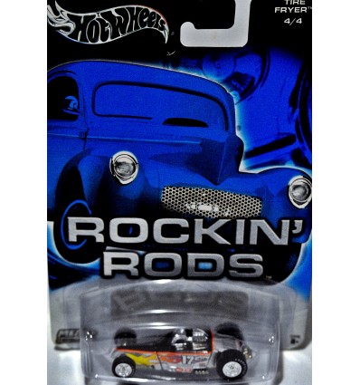 Hot Wheels Auto Affinity - Rockin' Rods - Tire Fryer - Blown Mid-Engine Dragster