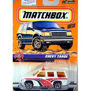 Matchbox Chevy Tahoe Fire Truck
