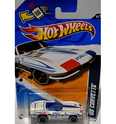 Hot Wheels - Monroeville Police - 1965 Chevrolet Corvette Convertible ...