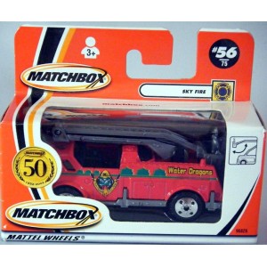Matchbox - Rare Sky Fire Water Dragons Bucket Fire Truck