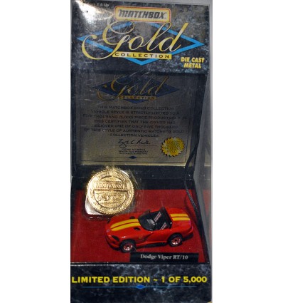 Matchbox Gold Coin Collection - Dodge Viper R/T 10