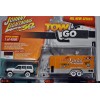 Johnny Lightning - White Lightning -Tow & Go - Jeep Cherokee XJ and Larks Concessions Carnival Trailer