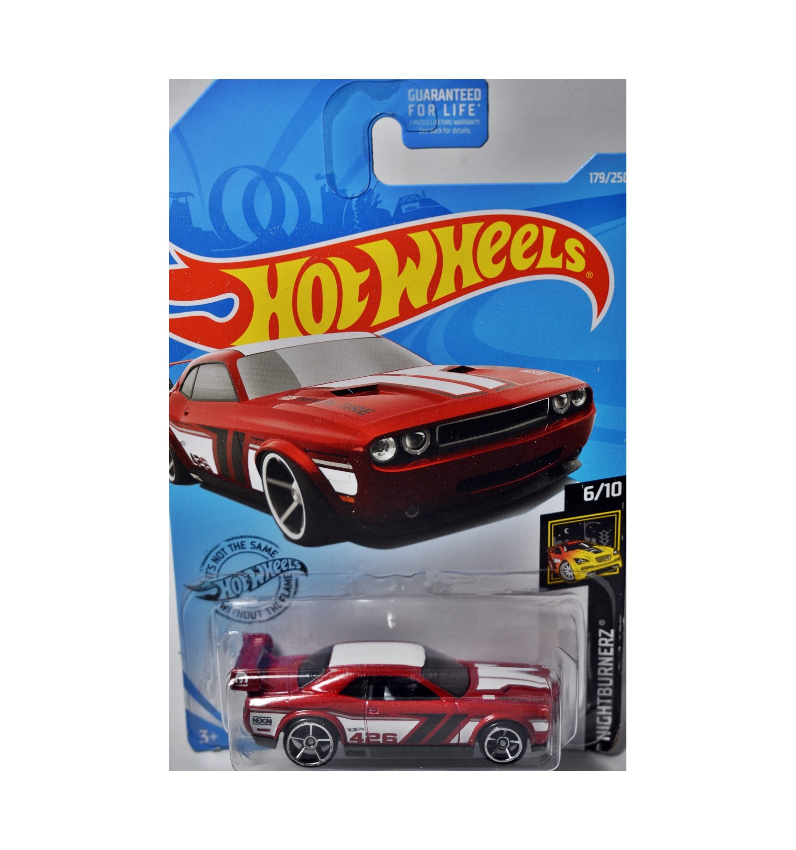 Hot Wheels - Dodge Challenger Drift Car - Coleção Nightburnerz