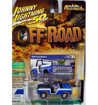 Johnny Lightning Street Freaks - Off Road - 1968 Ford Bronco 4x4