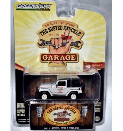 Greenlght - Busted Knuckle Garage - 2012 Jeep Wrangler Shop Truck