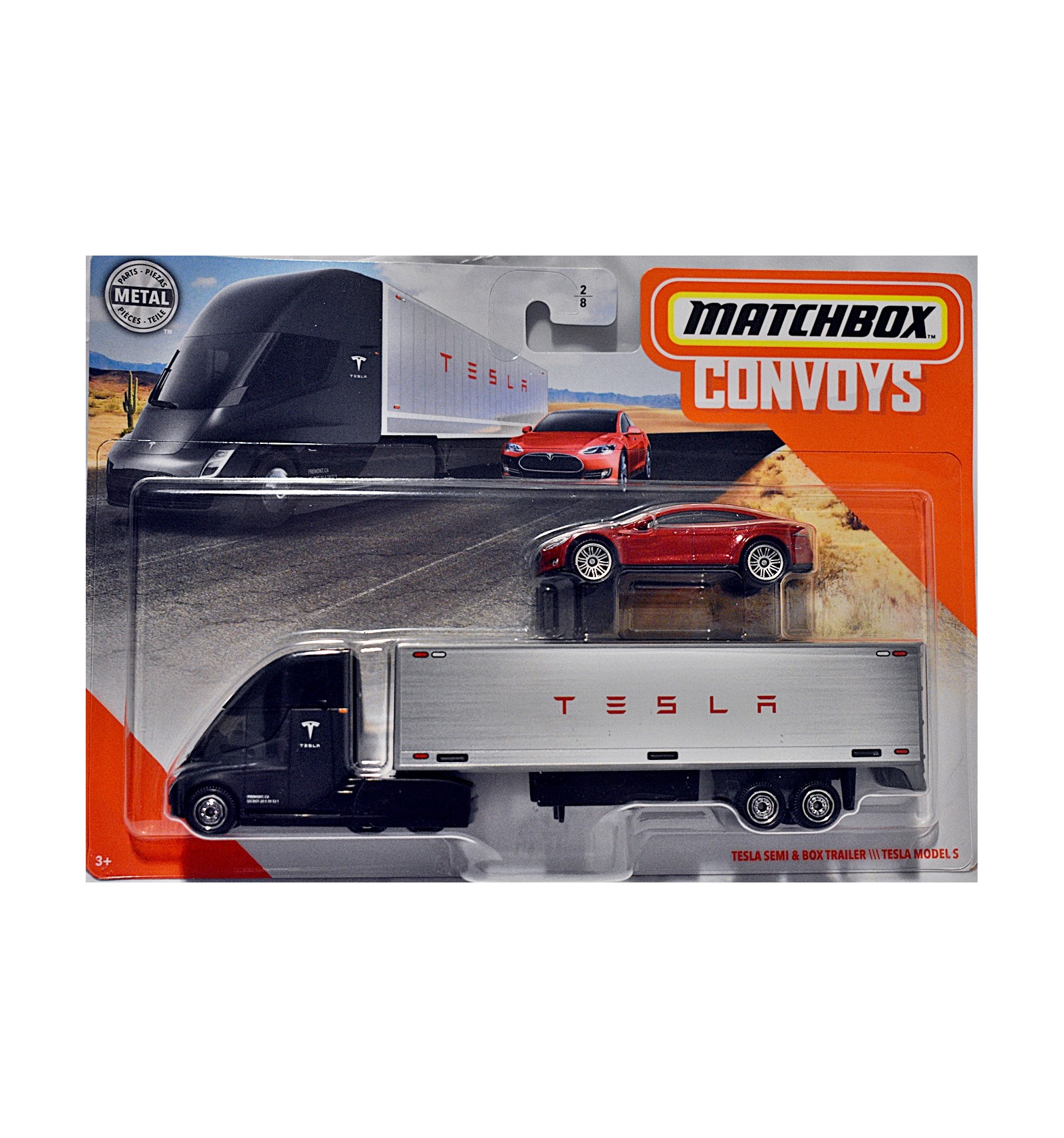Matchbox Convoys Series Box Trailer with Model S Tesla for sale online 