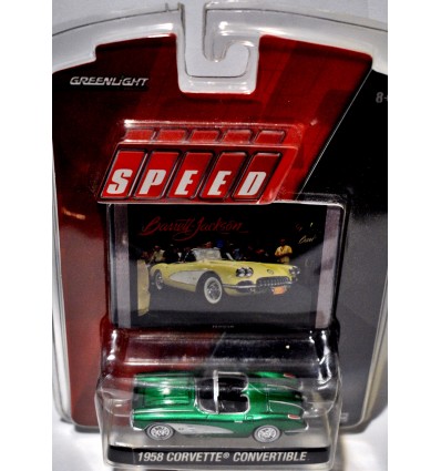 Greenlight Speed Barrett-Jackson - Rare Green Machine - 1958 Chevrolet Corvette