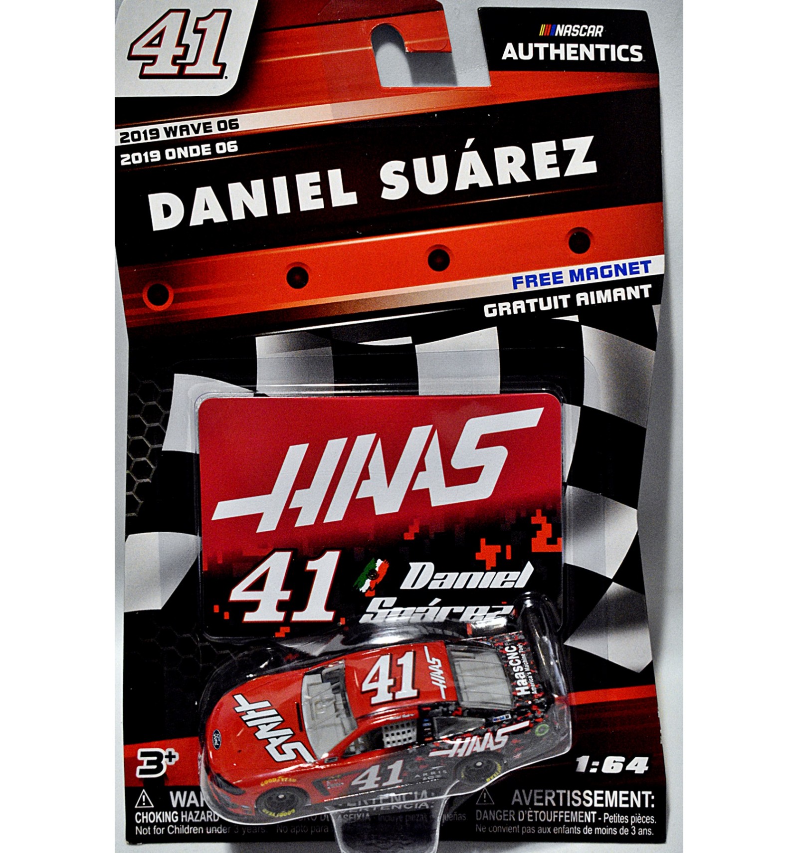 2019 #41 Daniel Suarez Haas Automation 1/87 NASCAR Authentics Diecast Loose 